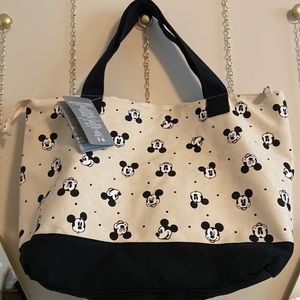 NWT Canvas Mickey Mouse Tote